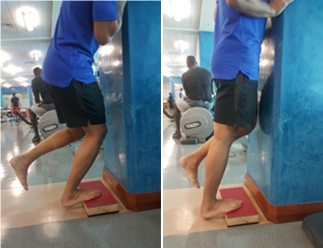 Ankle Dorsiflexion, Self-Mobilization, Sitting